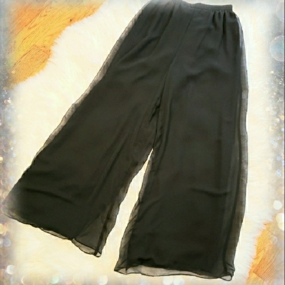 PATRA FLOWY BLACK DRESS PANT - Picture 1 of 7